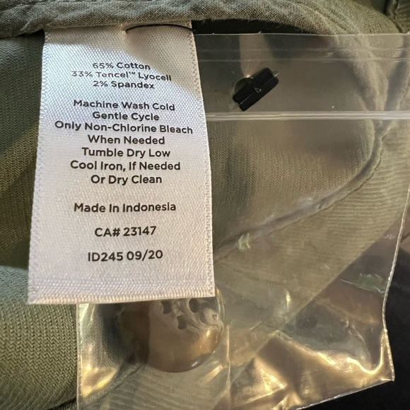 Talbots Military Style Moss Green Jacket Size Small - Picture 8 of 10